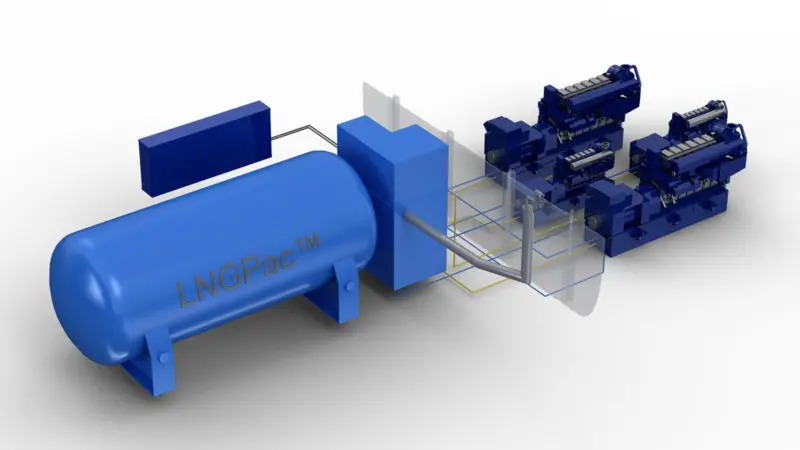 The partnership will develop a version of Wärtsilä's LNGPac system suited for inland waterway vessels