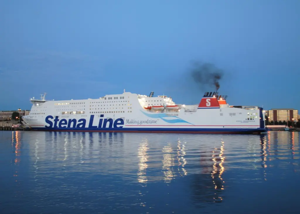 The 'Stena Germanica' before conversion