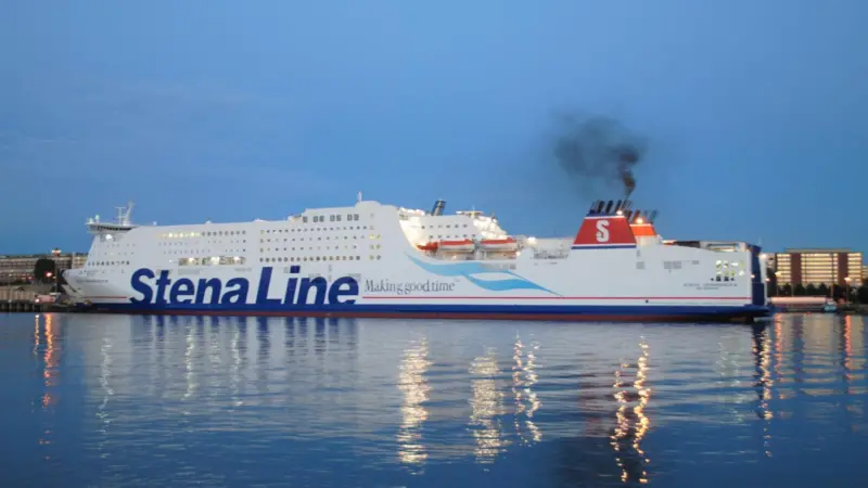The 'Stena Germanica' before conversion