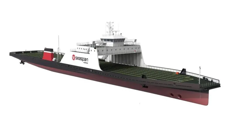 BV is to class Seaspan Ferries' two hybrid LNG ro-ro cargo ferries