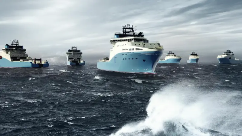 Six Kleven-built anchor handling vessels for Maersk will feature Rolls-Royce's new anchor recovery frames