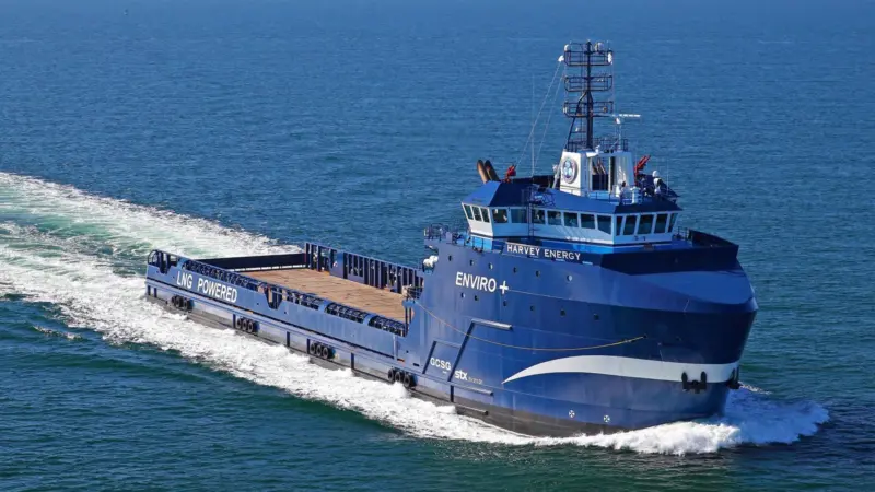 'Harvey Gulf' is the first vessel of its kind in the Gulf of Mexico