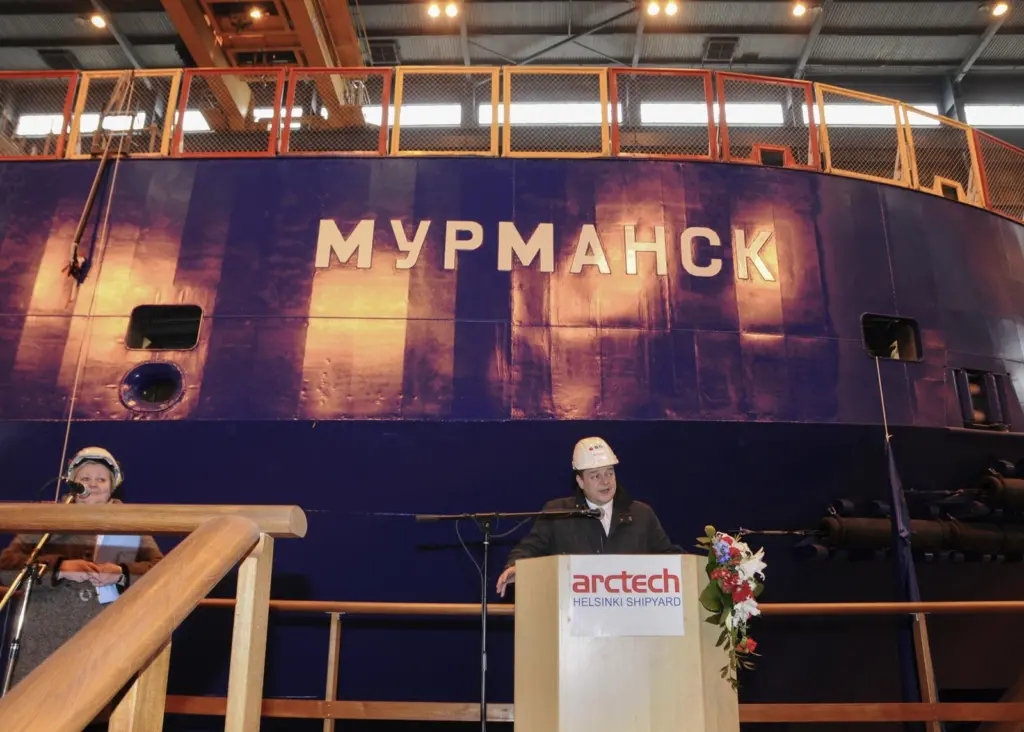 The icebreaker was launched at Arctech Helsinki on 25 March 2015