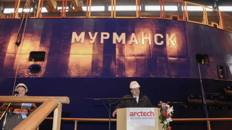 The icebreaker was launched at Arctech Helsinki on 25 March 2015
