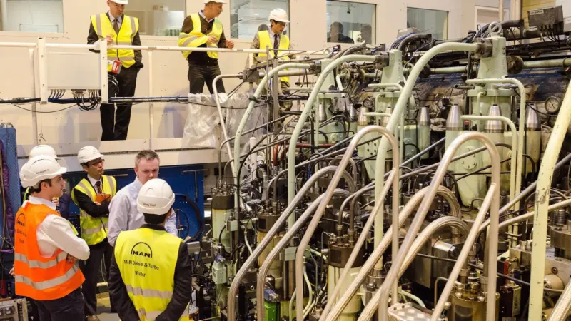 MAN Diesel & Turbo's 50MX testing engine was configured as an ME-LGI unit for the methanol demonstration