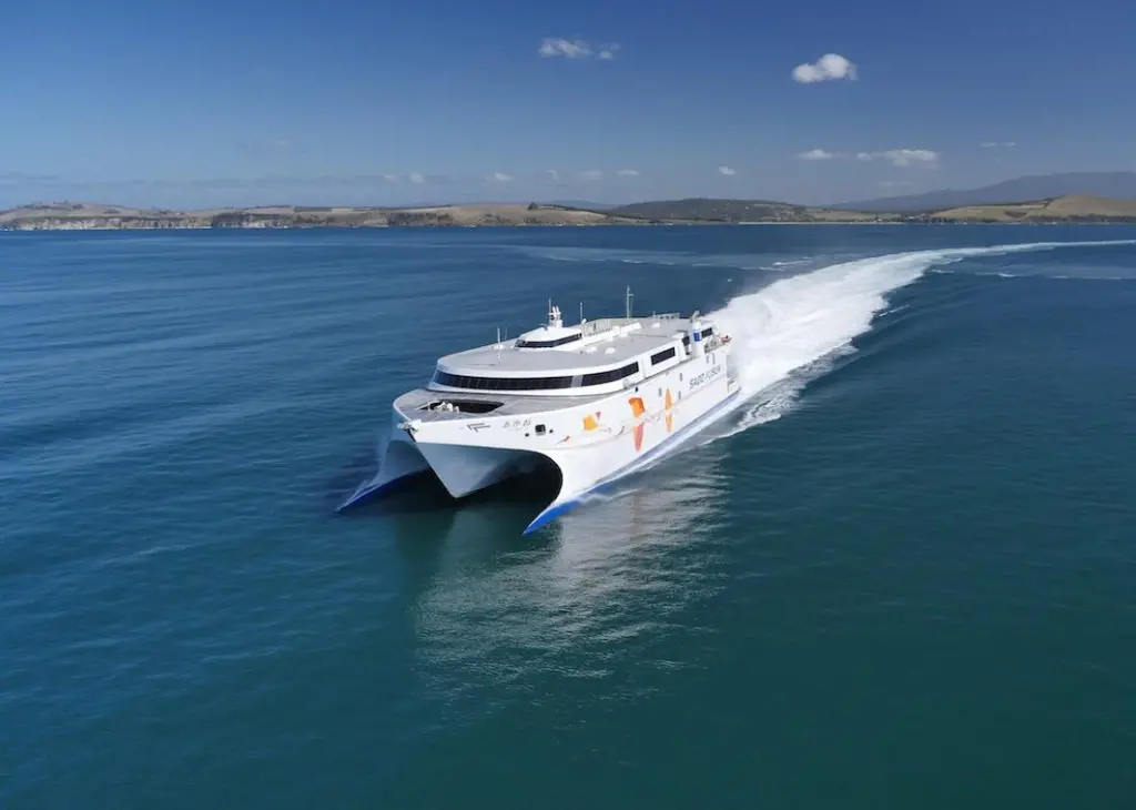 The ‘Tasmania Akane’ is Sado Kisen’s first fast ferry