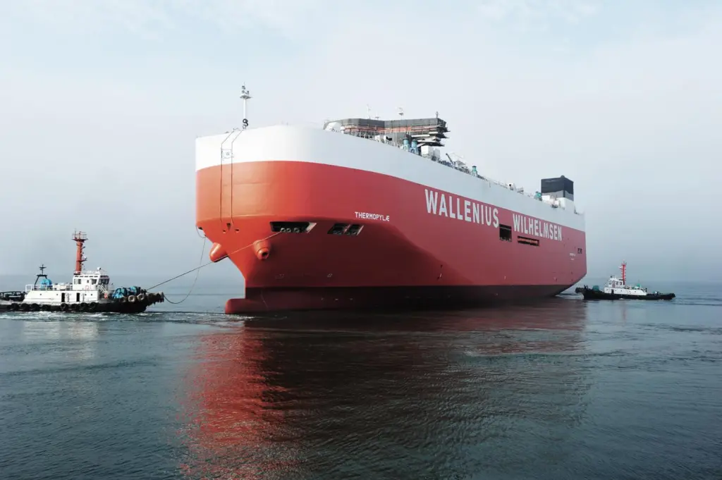 Wider in the beam and with greater cargo range and capacity than earlier ships, Thermopylae gives new dimensions to a high-profile fleet