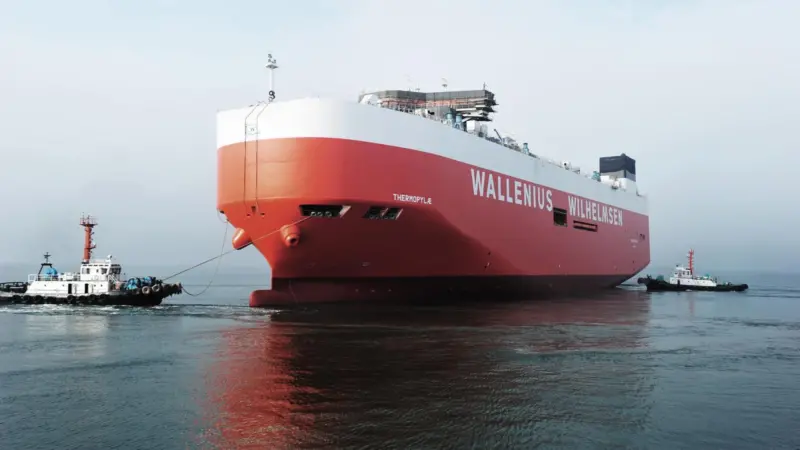 Wider in the beam and with greater cargo range and capacity than earlier ships, Thermopylae gives new dimensions to a high-profile fleet