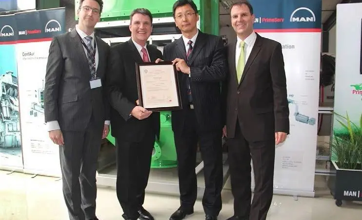 CSS's approval in principle marks a major milestone for MAN Diesel and Turbo