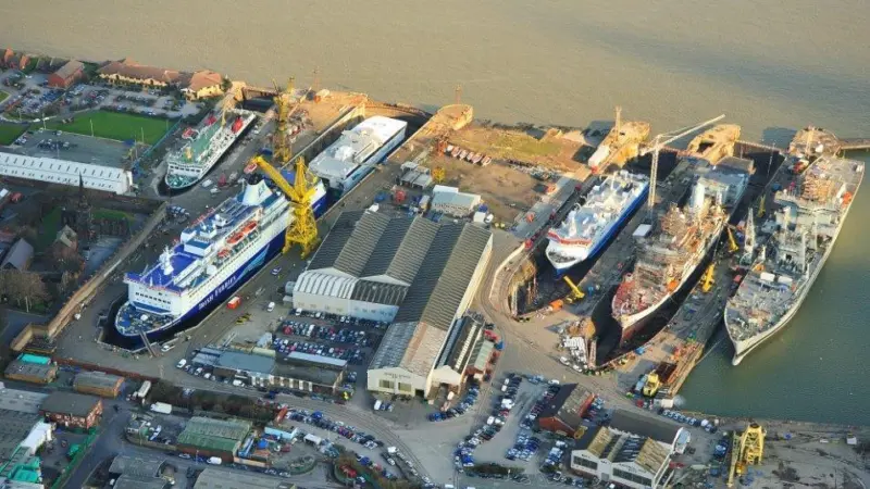 The surge in demand for Cammell Laird’s expertise has seen 15 ferries docked at its Birkenhead site so far in 2015