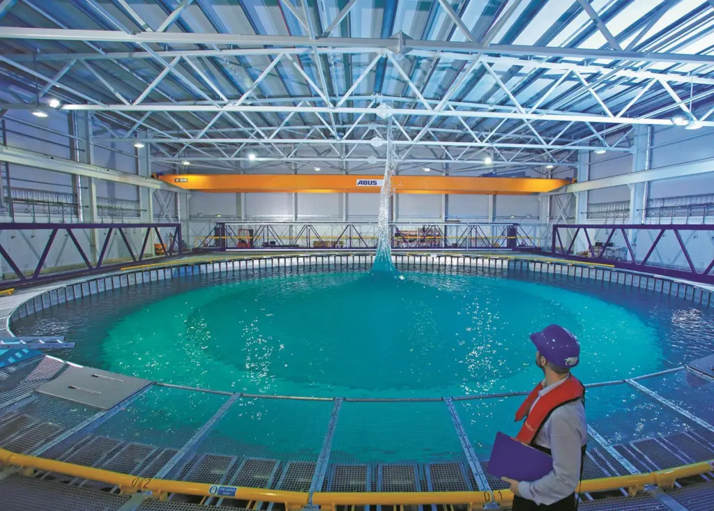 The £10.3 million facility is designed to test wave and tidal energy projects, offshore wind structures, and other marine technologies