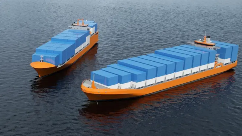 Fuel flexibility is a key feature of the new suite of container feeder vessels