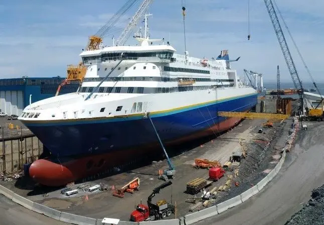 The drydock is being expanded to meet an increase in demand