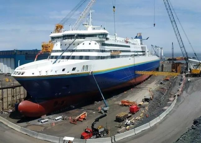The drydock is being expanded to meet an increase in demand