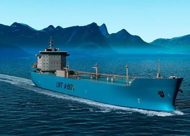The new carrier will use the recently approved LNT A-BOX gas containment technology for small- to mid-sized vessels