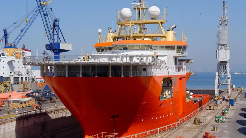 'Normand Pacific' returned to Gibdock's drydock for three weeks