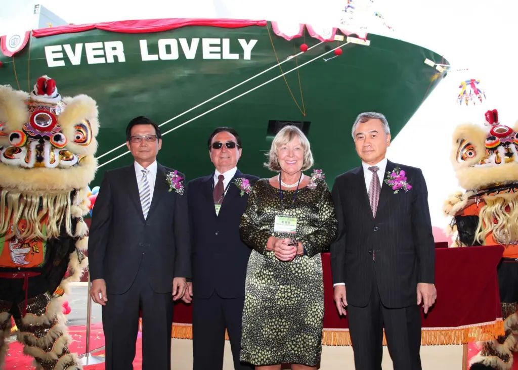 The newly named 'Ever Lovely' features a modified bow design which will now be deployed across 15 other L-type vessels