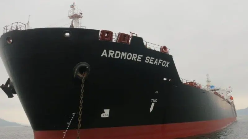 A host of fuel-saving technologies on 'Ardmore Seafox' are managed by a SeaSails performance management system