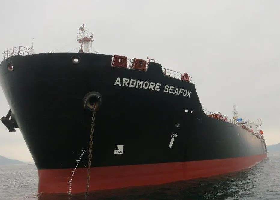 A host of fuel-saving technologies on 'Ardmore Seafox' are managed by a SeaSails performance management system