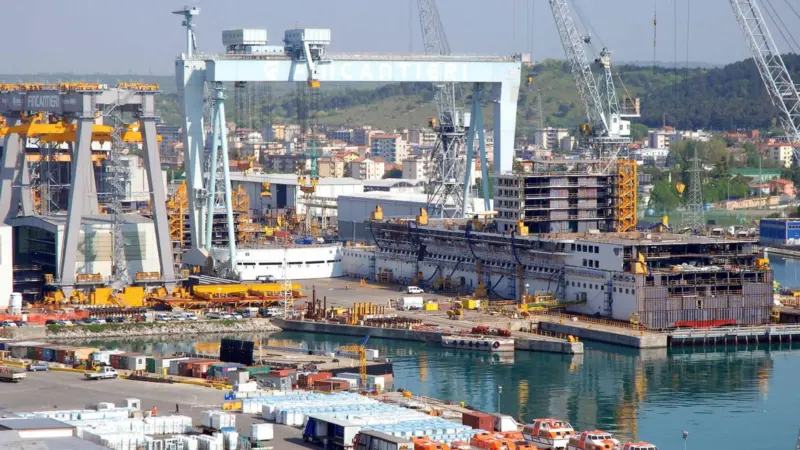 Fincantieri’s Monfalcone yard has reopened after seizures related to a waste management probe