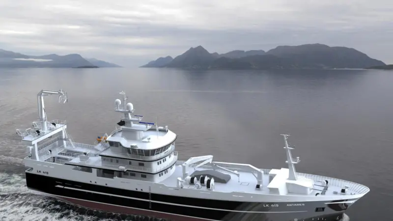 The new fishing vessel will feature an integrated Wärtsilä propulsion solution