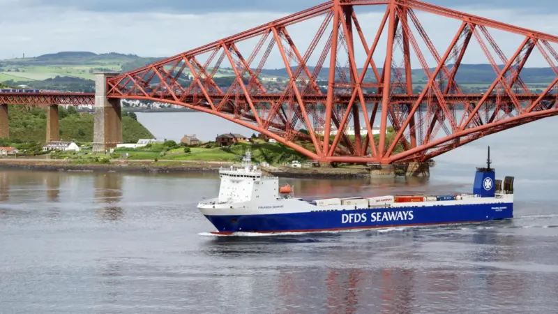DFDS ro-ro freight vessel 'Finlandia Seaways' will be fitted with scrubbers as well as optimised propeller, rudder bulb and fairing cone (photo courtesy of Bruce Peter)