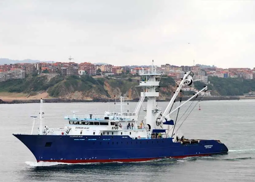 'Euskadi Alai’ is the third tuna freezer vessel delivered by Zamakona Yards