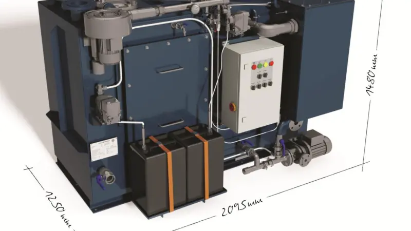 The new CleanSewage Bio system offers space savings through its one-side access feature