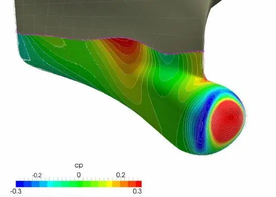 A new tool explores the effect of alternative operational options for the bulbous bow