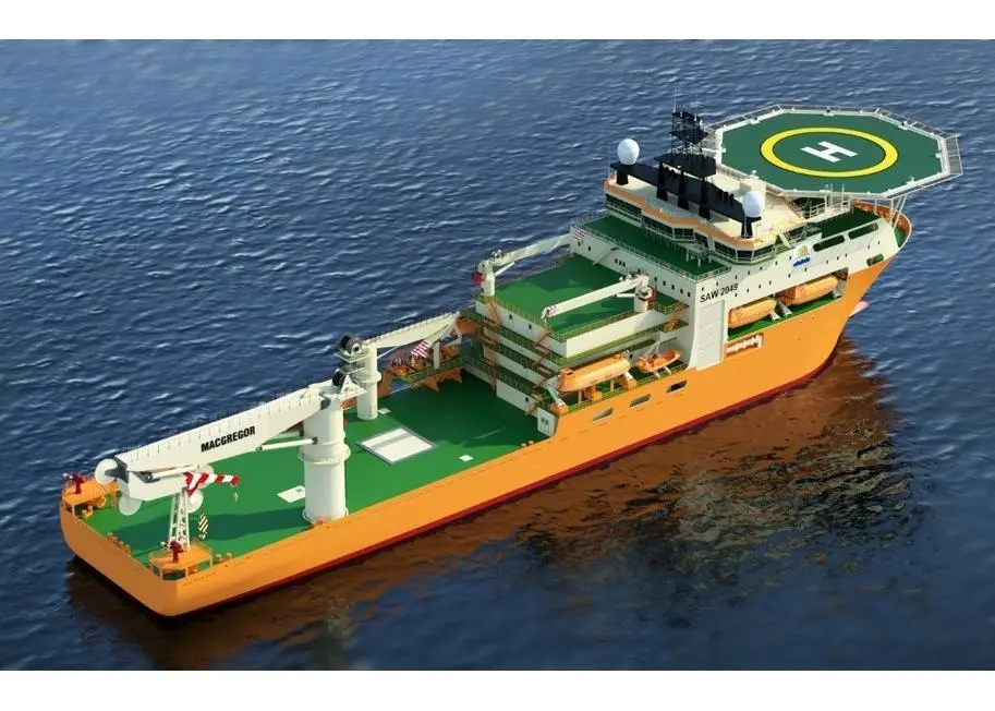 The Integrated Drive System (IDS) used in the vessel, with a length of approximately 146m, conforms with the international certification standards of DNV GL