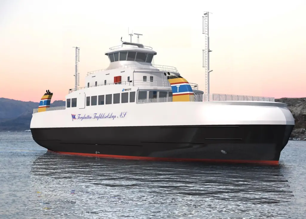 The new ferry, to be built by Fiskerstrand yard, near Ålesund, is designed to run on 100% bio diesel