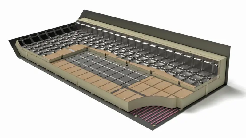 The Mark V technology is composed of a double insulation with reinforced polyurethane foam