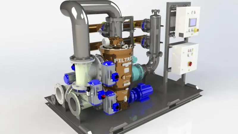 The Optimarin system offers effective UV and filter treatment from a small, easy-to-install unit, the manufacturer claims