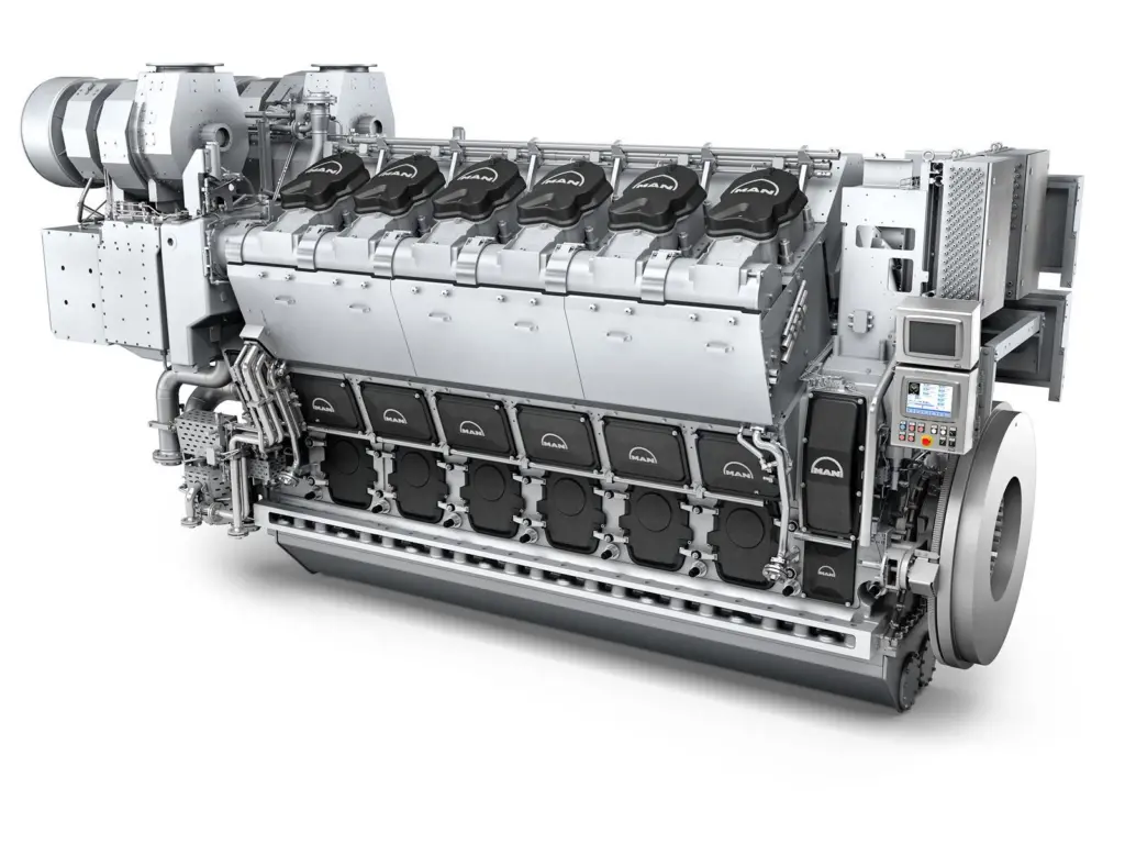The newbuilding will be powered by a MAN 12V32/44CR main engine