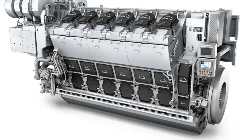 The newbuilding will be powered by a MAN 12V32/44CR main engine
