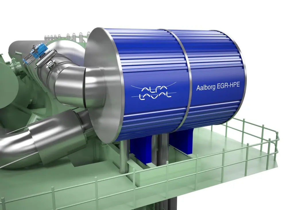 Alfa Laval's Aalborg high pressure EGR economiser can enable greater waste heat recovery alongside Tier III NOx compliance