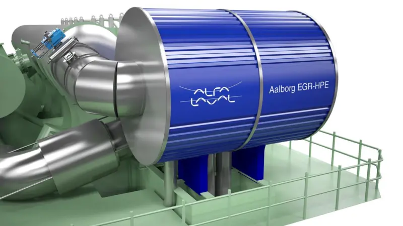 Alfa Laval's Aalborg high pressure EGR economiser can enable greater waste heat recovery alongside Tier III NOx compliance