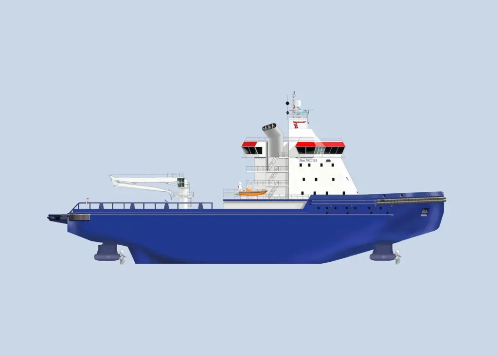 The new generation icebreaker Aker ARC 124 will be equipped with three 8-cylinder Wärtsilä 31 engines
