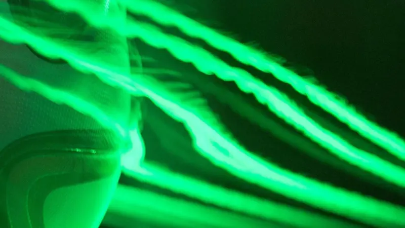 Laser testing in wind tunnel can give an idea of what’s happening in the water away from the hull photo: NASA