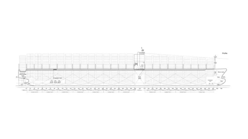 The PERFECt concept vessel is LNG-fuelled and is powered by a combined gas and steam turbine