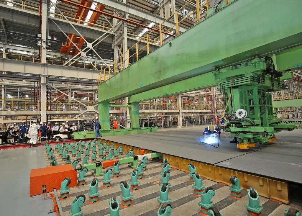 Sembcorp’s fabrication workshop is said to be the largest facility of its kind in Southeast Asia