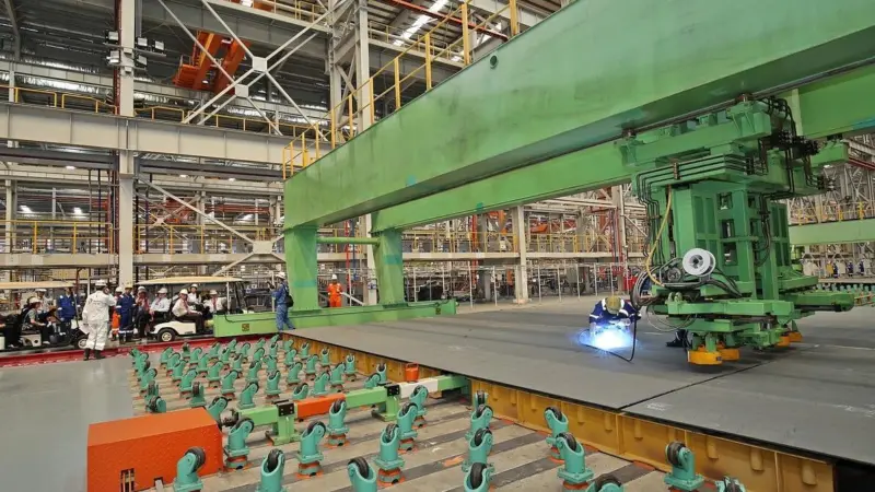Sembcorp’s fabrication workshop is said to be the largest facility of its kind in Southeast Asia