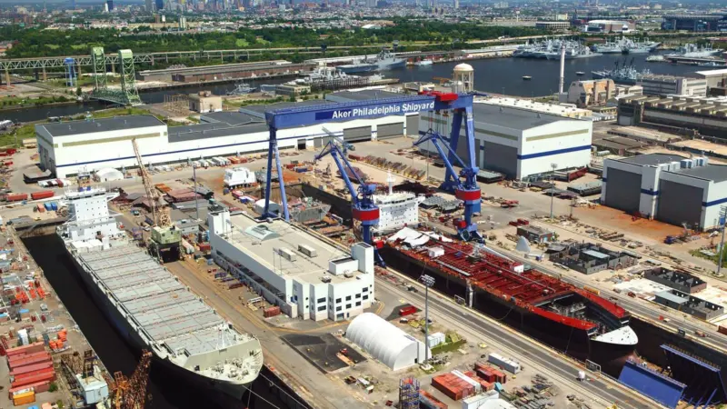 The approval was issued to the first vessel in a new series built by Aker Philadelphia Shipyards