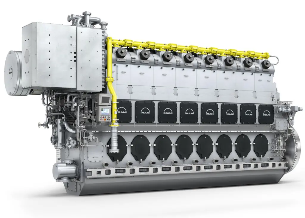 MAN 8L51/60DF four-stroke engine
