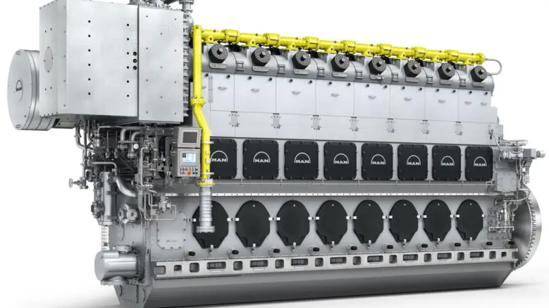 MAN 8L51/60DF four-stroke engine