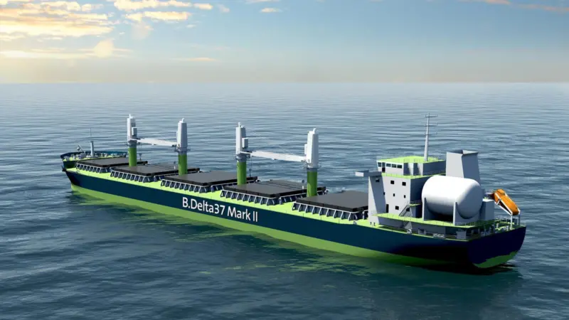 Deltamarin's LNG-fuelled bulk carrier design, BDelta37 Mark II
