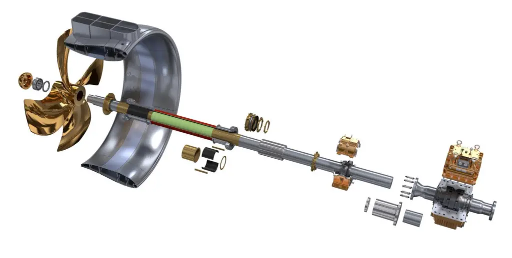 Two new notations from DNV GL offer potentially unlimited survey intervals for monitored water-lubricated tail shaft systems (photo courtesy of Wärtsilä)