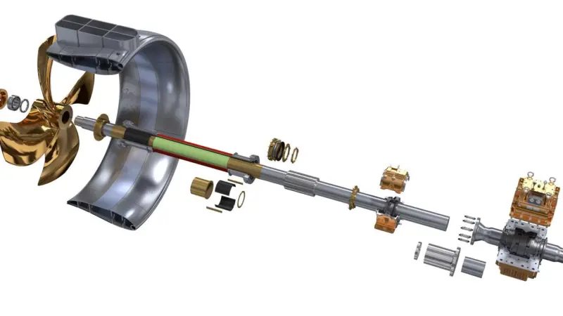 Two new notations from DNV GL offer potentially unlimited survey intervals for monitored water-lubricated tail shaft systems (photo courtesy of Wärtsilä)