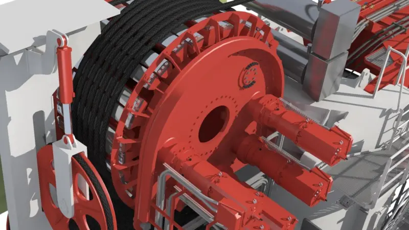 MacGregor and Parkburn launch new fibre-rope crane