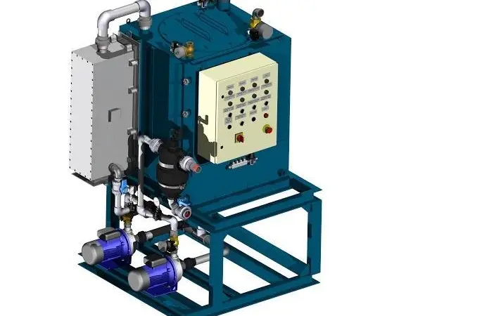 The new electrochemical wastewater treatment plant, Orca IV